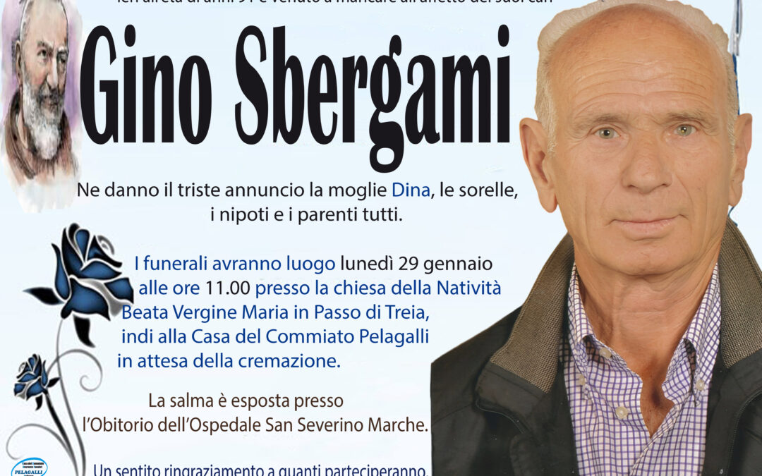 GINO SBERGAMIi