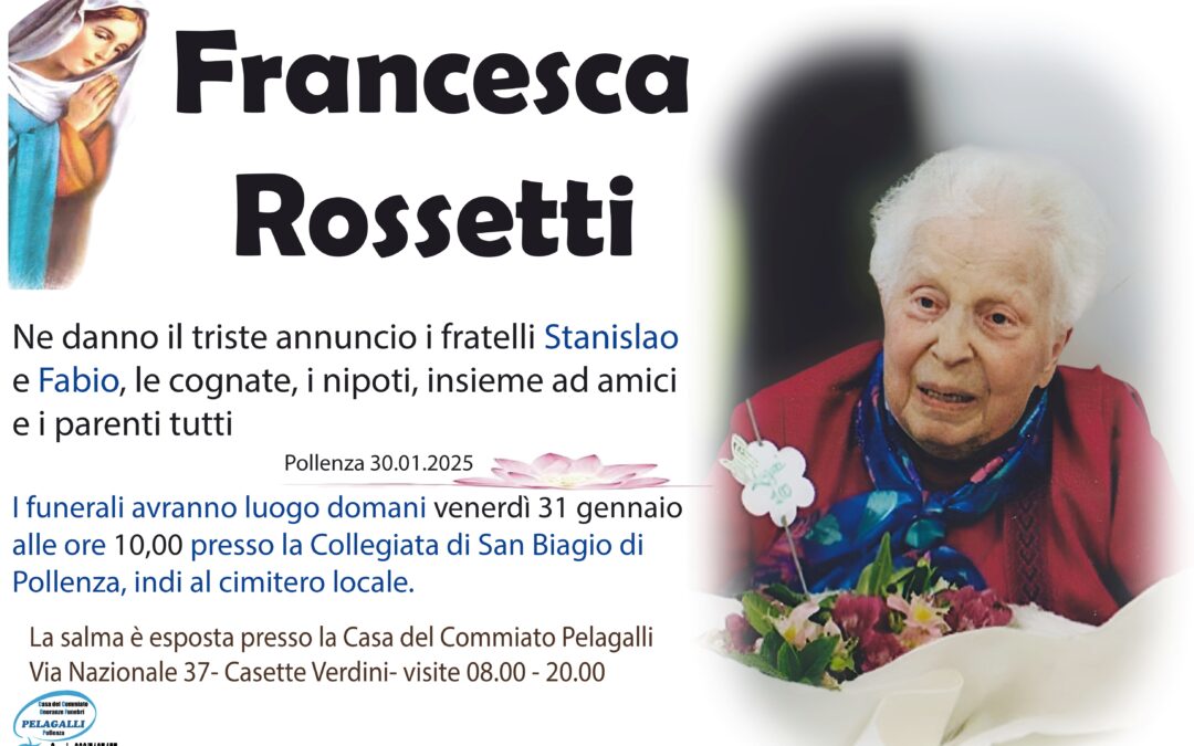 ROSSETTI FRANCESCA