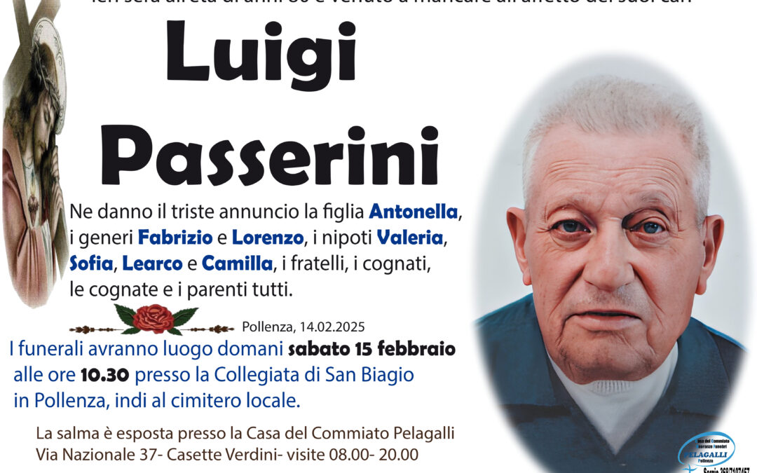 LUIGI PASSERINI