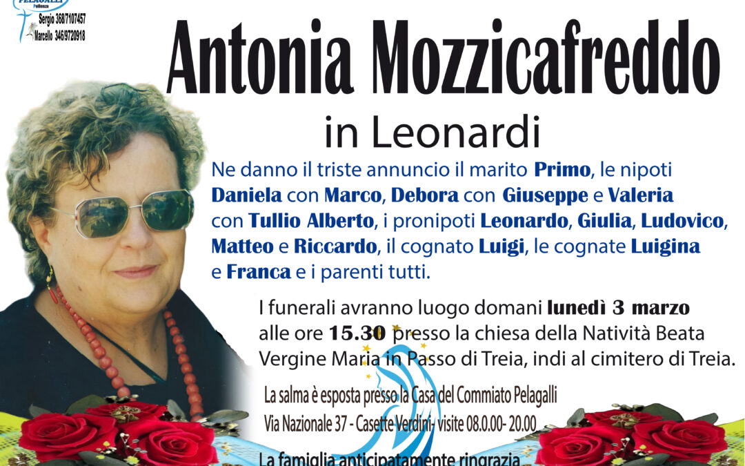 ANTONIA MOZZICAFREDDO