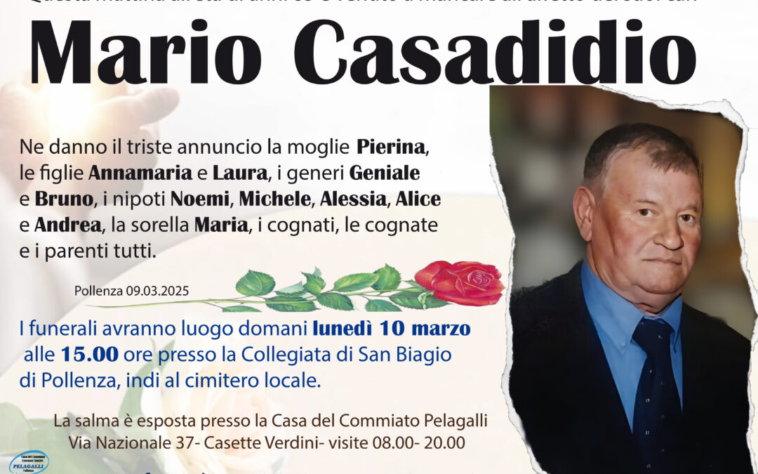 MARIO CASADIDIO