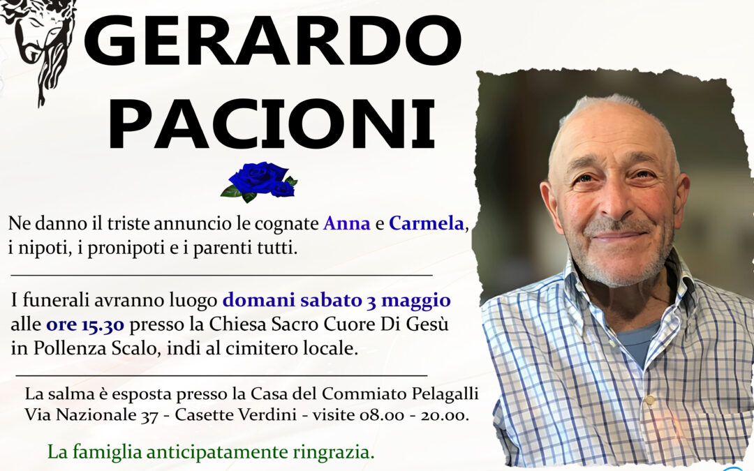 PACIONI GERARDO