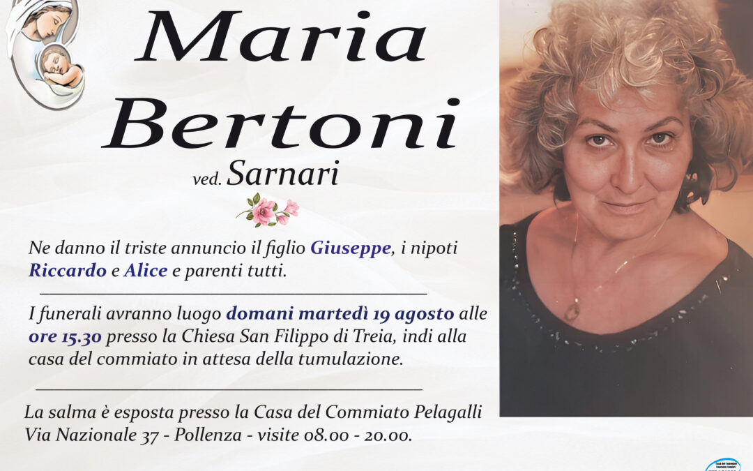 BERTONI MARIA