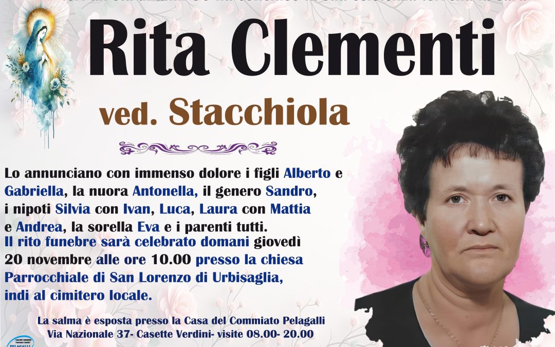 RITA CLEMENTI
