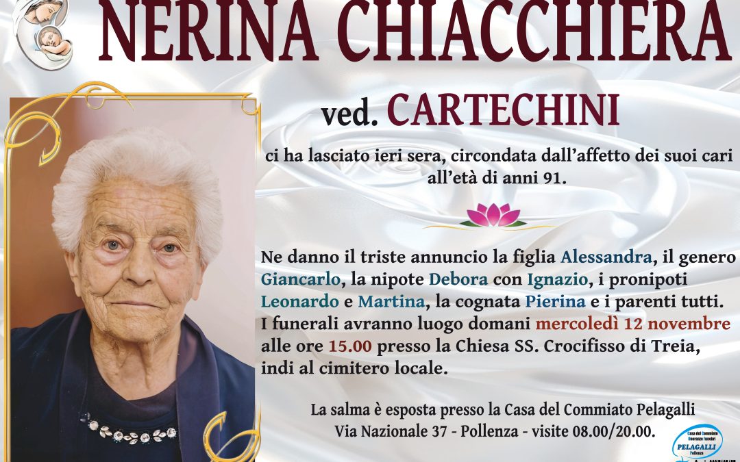 CHIACCHIERA NERINA